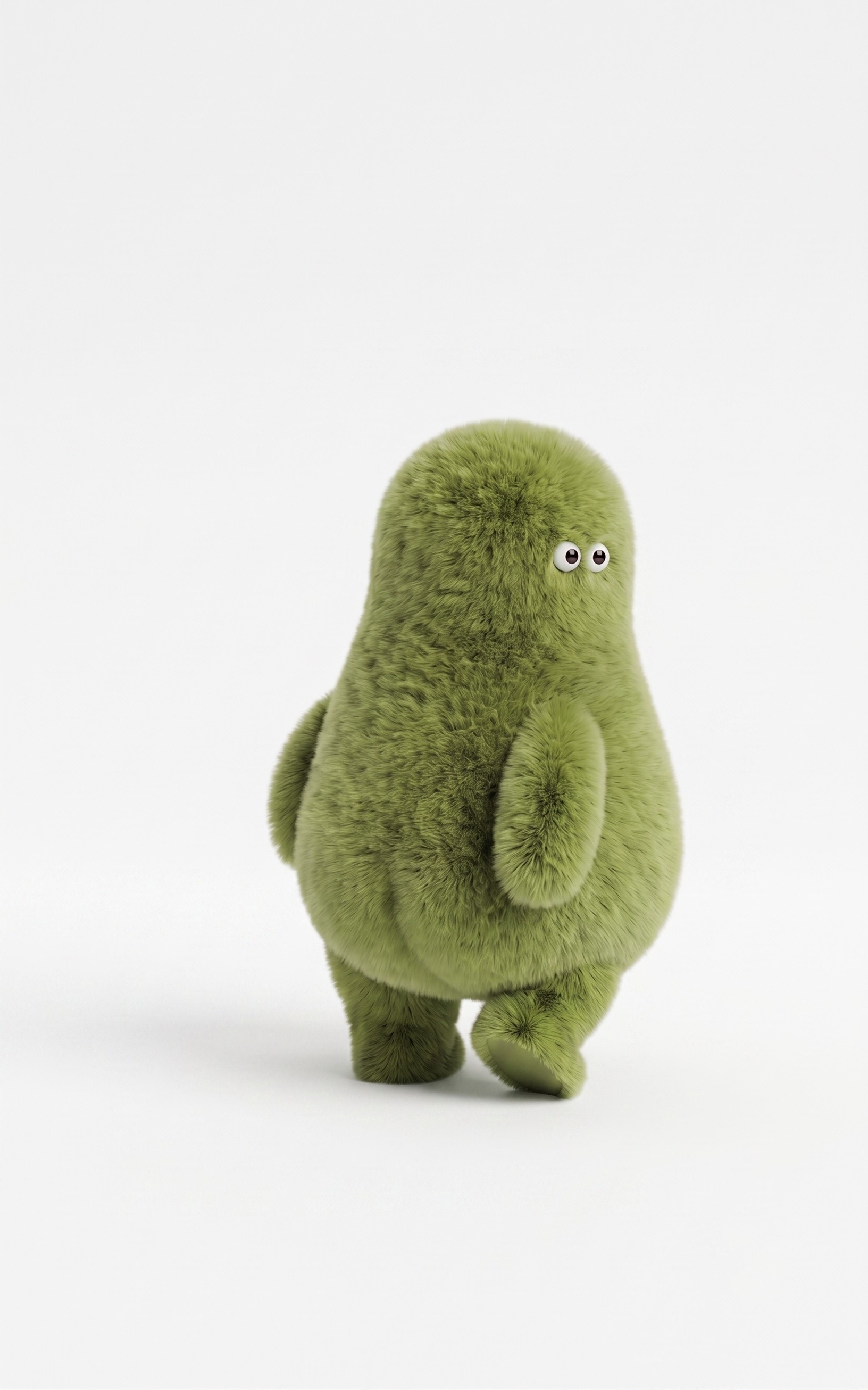Green character study for Open Field